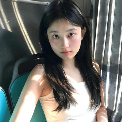 女孩向前走